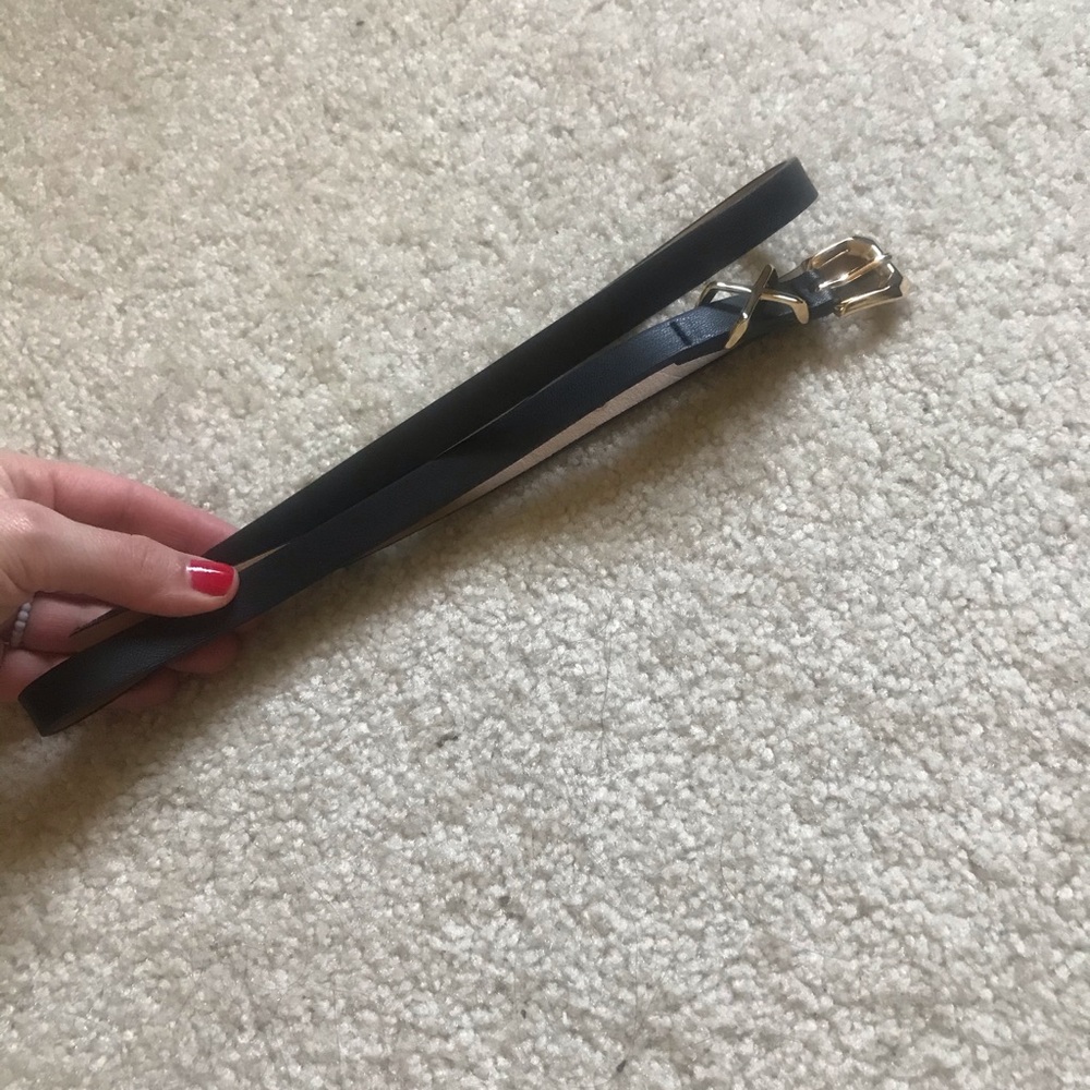 Thin black belt
